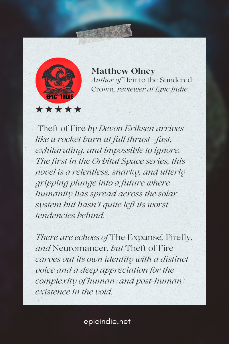 Theft of Fire (physical book)